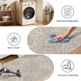 thumbnail image 2 of Washable Runner Rug 2x6 ft Non Slip Backing Farmhouse Vintage Soft Kitchen Rug Low Profile Floor Carpet for Kitchen Hallway Laundry Room Bedroom, 2 of 6