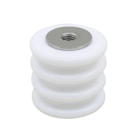 

95 Porcelain insulating column 40X40 Porcelain Insulator Stainless steel ceramic column High Voltage porcelain column
