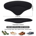 thumbnail image 2 of Almohadillas para talones MUKIFINE, 6 pares, para zapatos holgados, 2 of 7