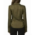 thumbnail image 2 of PAIGE womens  Nelly Shirt, 2, Green, 2 of 3