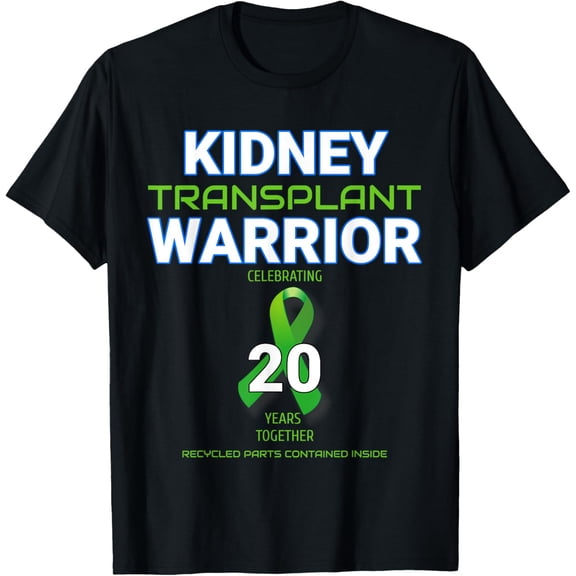 Exquisite and comfortable-Kidney Transplant Anniversary Twenty Years 20 Warrior T-Shirt