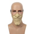 thumbnail image 2 of Cubierta facial de látex para cosplay, figura de película de terror, cubierta facial de película de terror, disfraz de Halloween, rendimiento de alta gama, 2 of 6