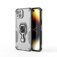 thumbnail image 4 of Phone Case for iPhone 13 with 360° Rotating Ring Holder Stand, Hybrid Shockproof Cover for iPhone 13, Luxury Slim Fit Lightweight Drop Protective Rugged for Women Men, Gray, 4 of 4