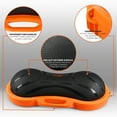 thumbnail image 3 of Yes4All Half Peanut Balance Trainer Ball, 40 in, for Full Body Workout - Black/ Orange, 3 of 8