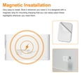 thumbnail image 3 of CELECTIGO Smart Night Lights, Rechargeable Long Lasting Battery with Motion Sensor, Warm Gentle White Light and Magnetic Installation (No Outlet Needed), 3-PACK, 3 of 8