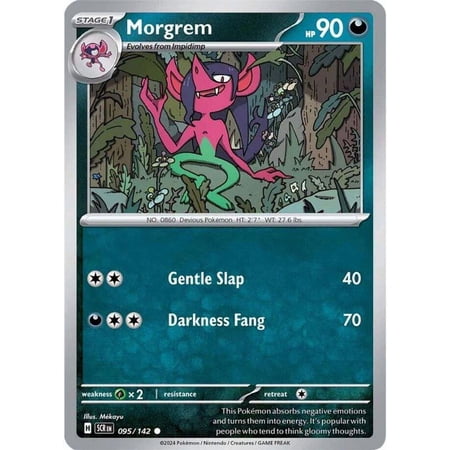 Pokemon Stellar Crown Common Morgrem #95