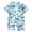 C-Sky Blue, variant on Gaexia Boys 2t Swimsuit Set Rash Guard Dolphin Print Short Sleeve Swimming Trunks Bathing Suit with Hat Quick-Dry Swimsuit Kids Swimwear Summer Vacation (B-Mint Green,7-8 Years)