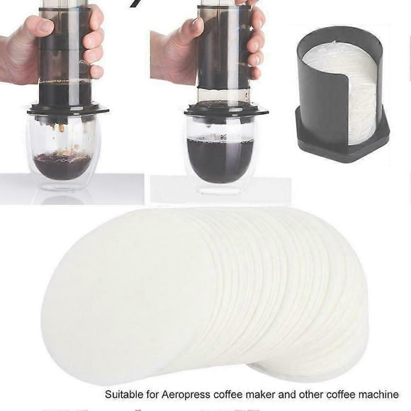 350pcs Coffee Filter Paper 64mm Coffee Maker Replacement Professional Filters Paper For Aeropress Coffee Tea Tools Kitchen Tools
