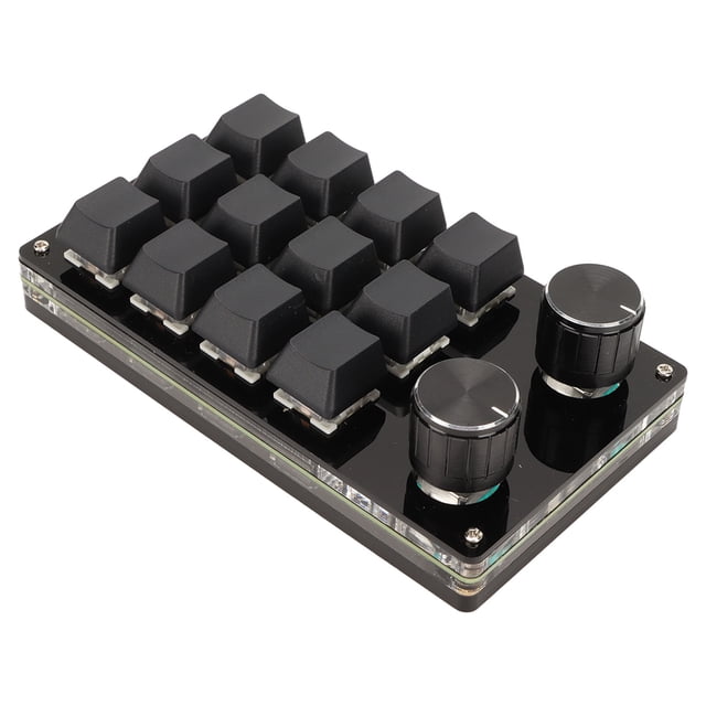 Mini Teclado, Teclado De Juego Programable De 12 Teclas Para Edición De Video ANGGREK Mini Mechanical Keypad