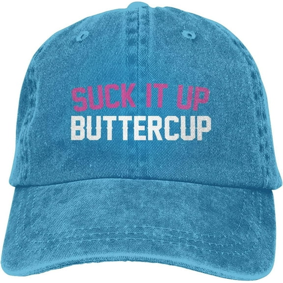 Hats for Women Baseball Cap Funny Workout Caps for Women Funny Hat Trendy Suck It Up Buttercup Retro Cap
