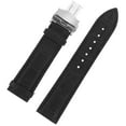 thumbnail image 1 of Shisuyan Mens Watch Straps Black Leather 1Pack 4.7X0.9In, 1 of 9