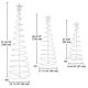 thumbnail image 4 of Yescom 15-Pack Christmas Spiral Light Kit Battery Powered 3/4/6 Feet Pre-Installed LED For Indoor Outdoor, 4 of 11