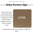 thumbnail image 6 of ADA CENTRAL SIGNS - 6" X6" Baby Nursery Sign - ADA Compliant Tactile Graphics Grade 2 Braille Text Acrylic Wall Sign| Mothers Room Child Care Baby Changing Area Signs for Hospital, Clinic, & Apartment, 6 of 7