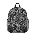 thumbnail image 3 of Vintage Retro School Backpack - Waterproof Ergonomic Student Daypack with Spine-Friendly Design, 3 of 5