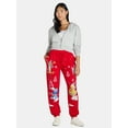 thumbnail image 5 of Winnie the Pooh Women's Graphic Joggers, 29" Inseam, Sizes XXS-XXL, 5 of 5