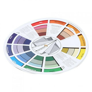 Color Wheel Color Mix Guide, ATOMUS Tattoo Pigment Chart Supplies for Paint  Permanent Eyebrow Lip Body Tattoo (9.25in)