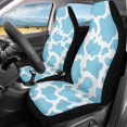 thumbnail image 2 of XYZCANDO 2 pcs Car Accessories for Car Interior Car Front Seat Cover Set Breathable Durable, SUV Van Sedan Car Seat Covers, Cow Print, 2 of 10