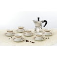 thumbnail image 3 of Elegant Durable and Colorful Porcelain Espresso Cup and Saucer Set - Gold and Black, Set of 6, 2 oz., 3 of 7
