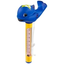 9" Blue Whale Floating Swimming Pool Thermometer with Cord
