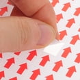 thumbnail image 5 of OUNONA 20 Sheets Rectangular Arrows Sticker Paper Red for General Users, 5 of 5