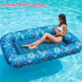 thumbnail image 2 of Flotador inflable FinduWill para piscina para adultos, 180 x 125 cm, color azul, 2 of 5