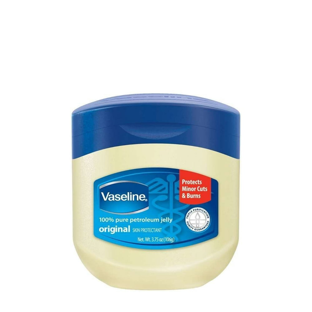 Vaseline 100 Pure Petroleum Jelly Skin Protectant 3.75 oz (Pack of 10