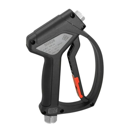 - MTM Hydro Pressure Washer Gun with Built-In Stainless Steel Swivel Inlet and Nickel Plated Brass, High Pressure Spray Gun - 4,000 PSI