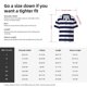 thumbnail image 5 of Fotbe Navy Blue And White Stripes Camisa Estampada de Manga Corta para Hombre, Casual de Verano, Estilo Playero, Sin Arrugas-Large, 5 of 5