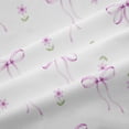 thumbnail image 5 of Erosebridal Purple Princess Bowknot Blackout Curtains Set of 2 (52x84 Each),Kawaii Floral Flower Window Curtains For Girls Teens, 5 of 7