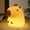 Kapibala-Colorful, variant on D.FAMILY Capybara Night Light, Creative Silicone Bedside Lamp with Soft Glow for Bedroom