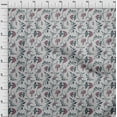 thumbnail image 4 of oneOone Viscose Chiffon Pink Fabric Jacobean Floral Craft Projects Decor Fabric Printed By The Yard 42 Inch Wide, 4 of 4