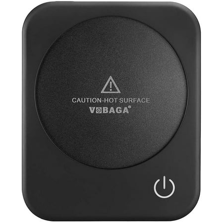 

VOBAGA Coffee Mug Warmer 4 Hours Auto Shut Cup Warmer for Office Home Desk Use with 3 Temperature Settings Electric Beverage Warmer for Cocoa Tea Milk Soup Sky Blue (No Cup) Black