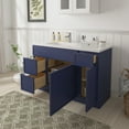 thumbnail image 4 of 48" Freestanding Bathroom Vanity Cabinet without Top in Blue, 4 of 6
