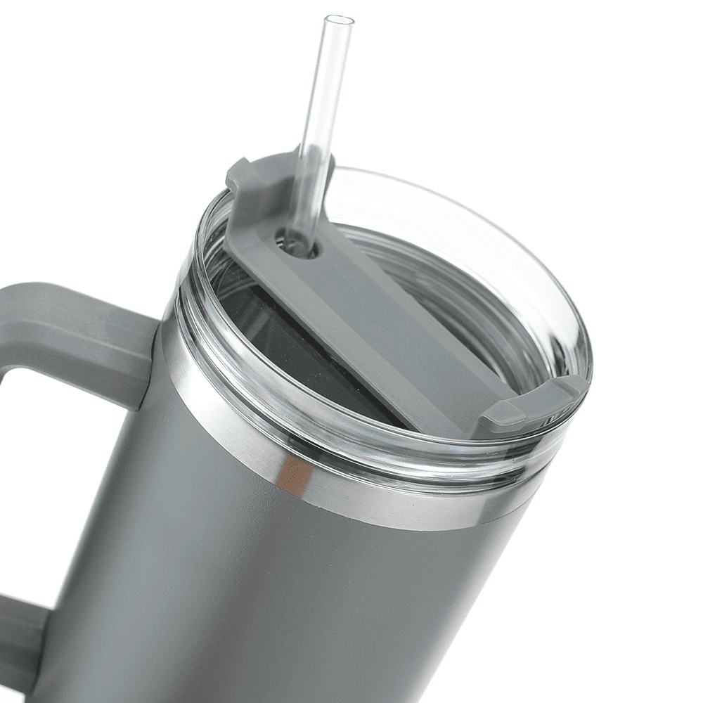 Tumbler With Handle 40 oz and Straw Lid,304 Stainless Steel Water Bottle,  Travel Mug Insulated Tumbl…See more Tumbler With Handle 40 oz and Straw