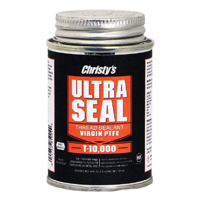 Sellador de roscas T Christy Ultra Seal, blanco, 120 ml, para PVC/CPVC