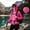 Hot Pink, variant on Water Resistant Rain Jacket for Women Lightweight Running Hiking with Pockets Full Face Hood Fall Waterproof Womens Raincoat