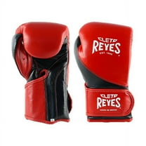 Cleto Reyes High Precision Boxing Gloves for Men and Women (14 oz, Red/Black)