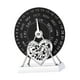 thumbnail image 3 of Accesorios de escritorio de calendario perpetuo reutilizables decorativos versátiles de metal, manual Astilla negra, 3 of 9