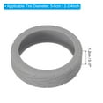 thumbnail image 2 of Uxcell Luggage Wheels Covers, Luggage Wheel Protector Covers Silicone Suitcase Wheel Covers for Suitcase, Grey 4Pcs, 2 of 7