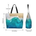 thumbnail image 5 of Rateoe Beach Tote Bag - Waterproof Lightweight Handbags Travel Shoulder Bag for Hiking Yoga Gym Swimming Travel Beach, 5 of 8