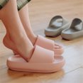 thumbnail image 4 of Sandales à Enfiler Confort Nuage avec Coussin de Récupération en Plumes pour Femmes (Rose, 40-41), 4 of 5