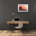 thumbnail image 3 of Li, Rob 32x23 White Modern Wood Framed Museum Art Print Titled - Sunset at the Natural Bridge-2, 3 of 4