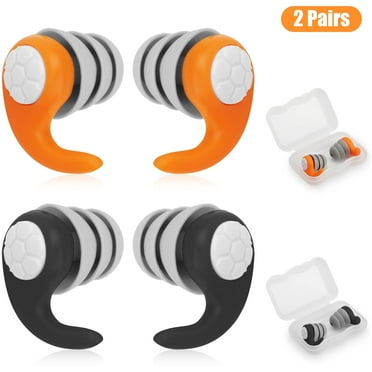 EEEkit 2 Pairs Ear Plugs for Sleeping, 40dB Noise Cancelling Reusable Earplugs