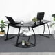 thumbnail image 1 of Escritorio de oficina FurnitureR para Computadora forma de L negro, 1 of 7
