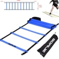 thumbnail image 1 of ESCALERA PLIOMETRICA DE ENTRENAMIENTO PROFESIONAL 10 PELDAÑOS AZUL Sgaije Sport Para entrenamiento profesional, 5 metros de largo, 10 peldaños, 1 of 3