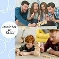 thumbnail image 3 of Timber Tower Wood Block Stacking Game, 48 Piece Classic Wooden Blocks for Building, Toppling and Tumbling Games, Deluxe Stacking Game - -, 3 of 5
