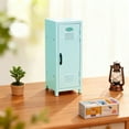 thumbnail image 6 of Mini Storage Display Cabinet with Hinged Metal Doors for Desk Organization and Jewelry Proof Collectibles Showcase, 6 of 6