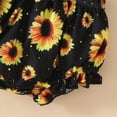 thumbnail image 5 of HCNTES Baby Girls Clothes Toddler Girls Outfit Short Sleeve Romper and Pants 2PCS Outfits Sets 0-18 Months for Kids 6 9 12 18 24 Months(Yellow,9-12 Months), 5 of 7