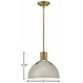 thumbnail image 4 of 14 Inch 6.5W 1 Led Small Pendant-Light Taupe Finish Hinkley Lighting 3487Ltp, 4 of 4