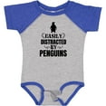 thumbnail image 3 of Inktastic Easily Distracted by Penguins Boys or Girls Baby Bodysuit, 3 of 5